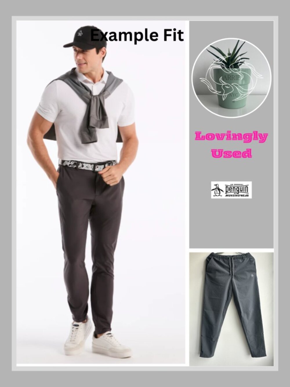 Original Penguin - Performance Jogger - Gray (S)